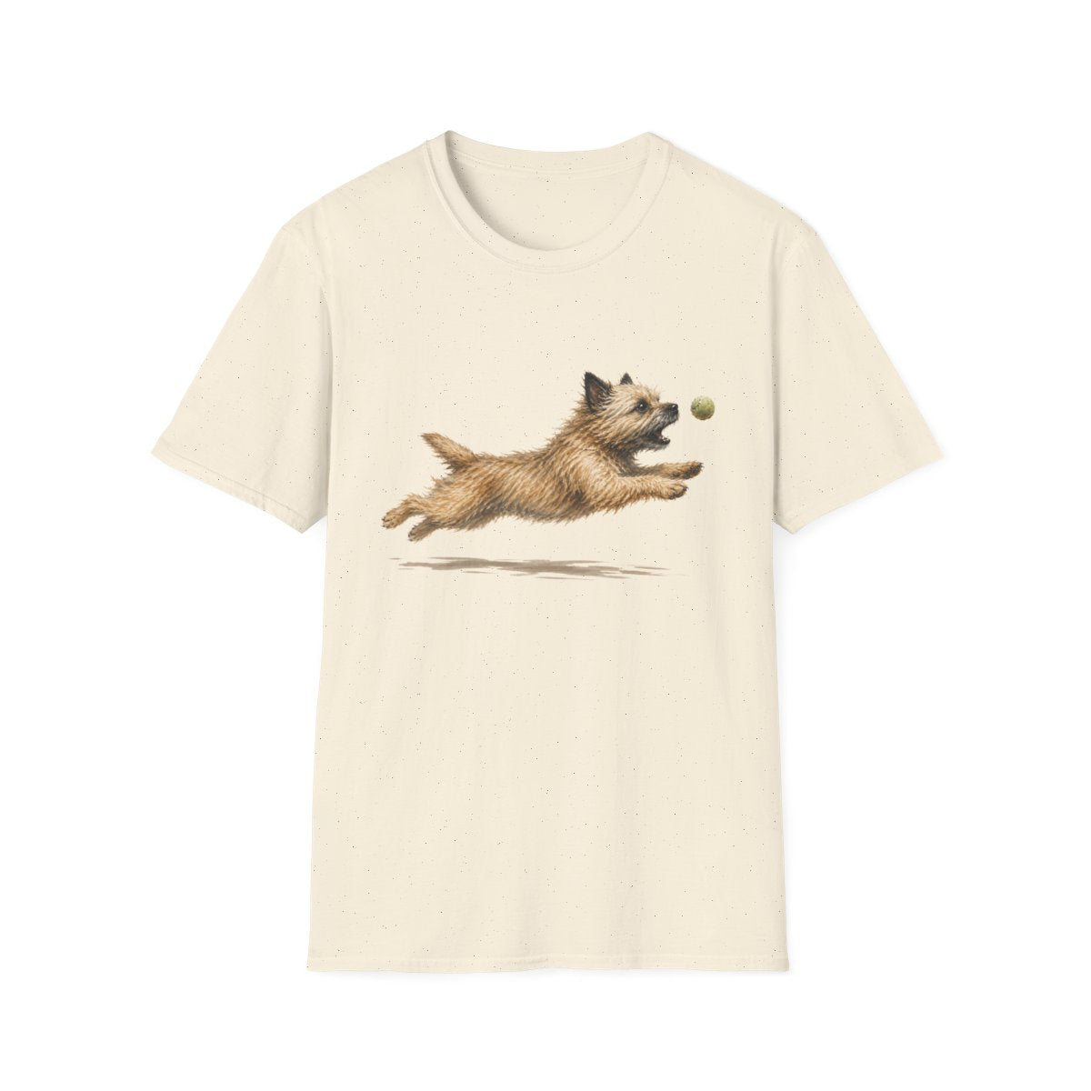 Nothing Gets Past My Cairn Terrier Tee - Natural
