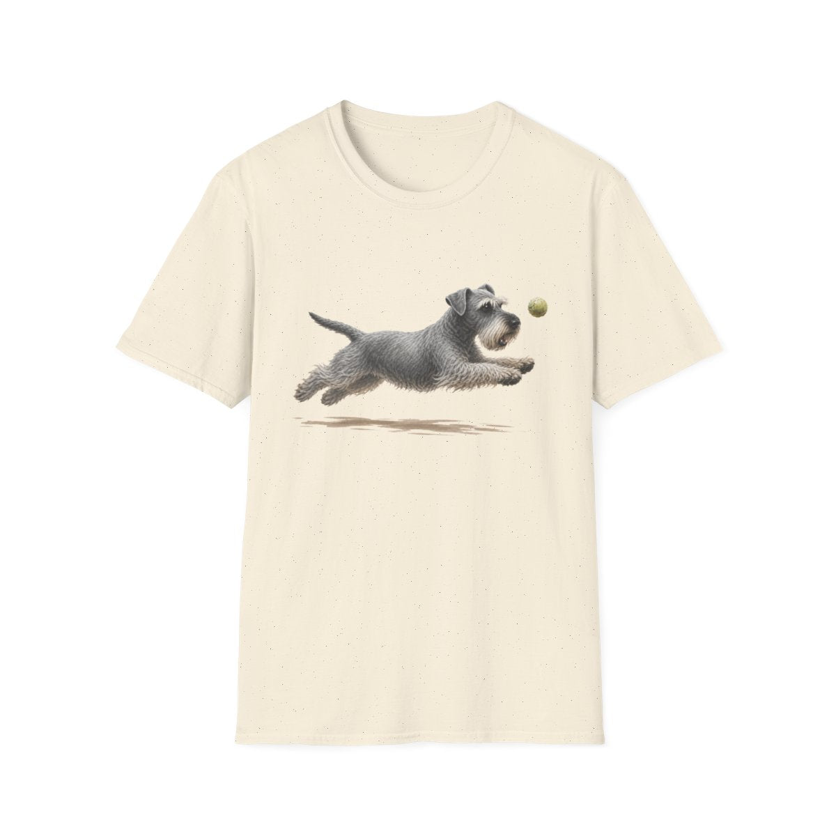 Nothing Gets Past My Cesky Terrier Tee - Natural