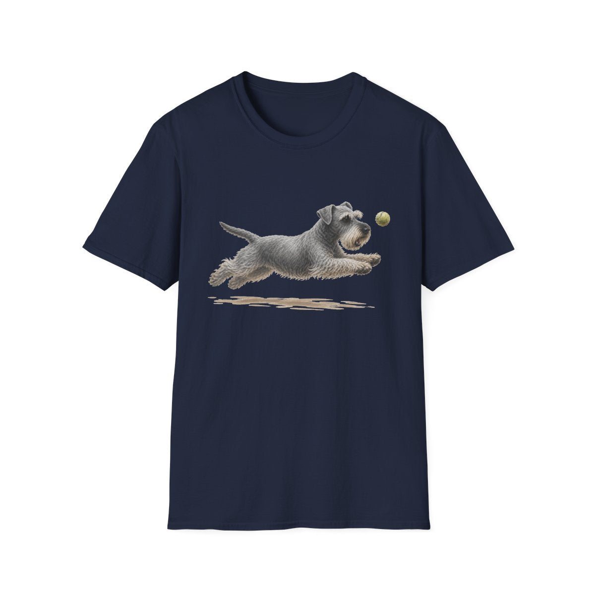 Nothing Gets Past My Cesky Terrier Tee - Navy