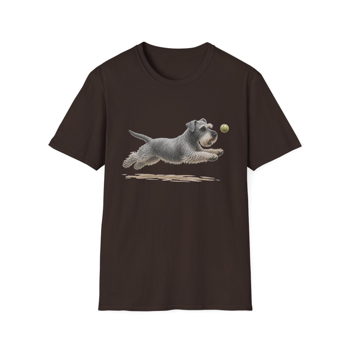 Nothing Gets Past My Cesky Terrier Tee - Dark Chocolate