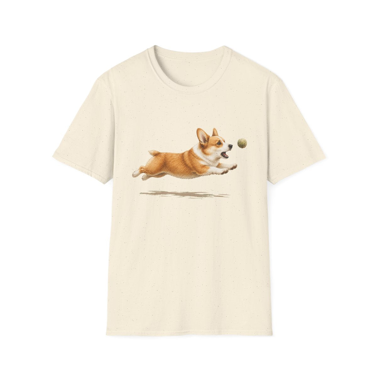 Nothing Gets Past My Corgi Tee - Natural