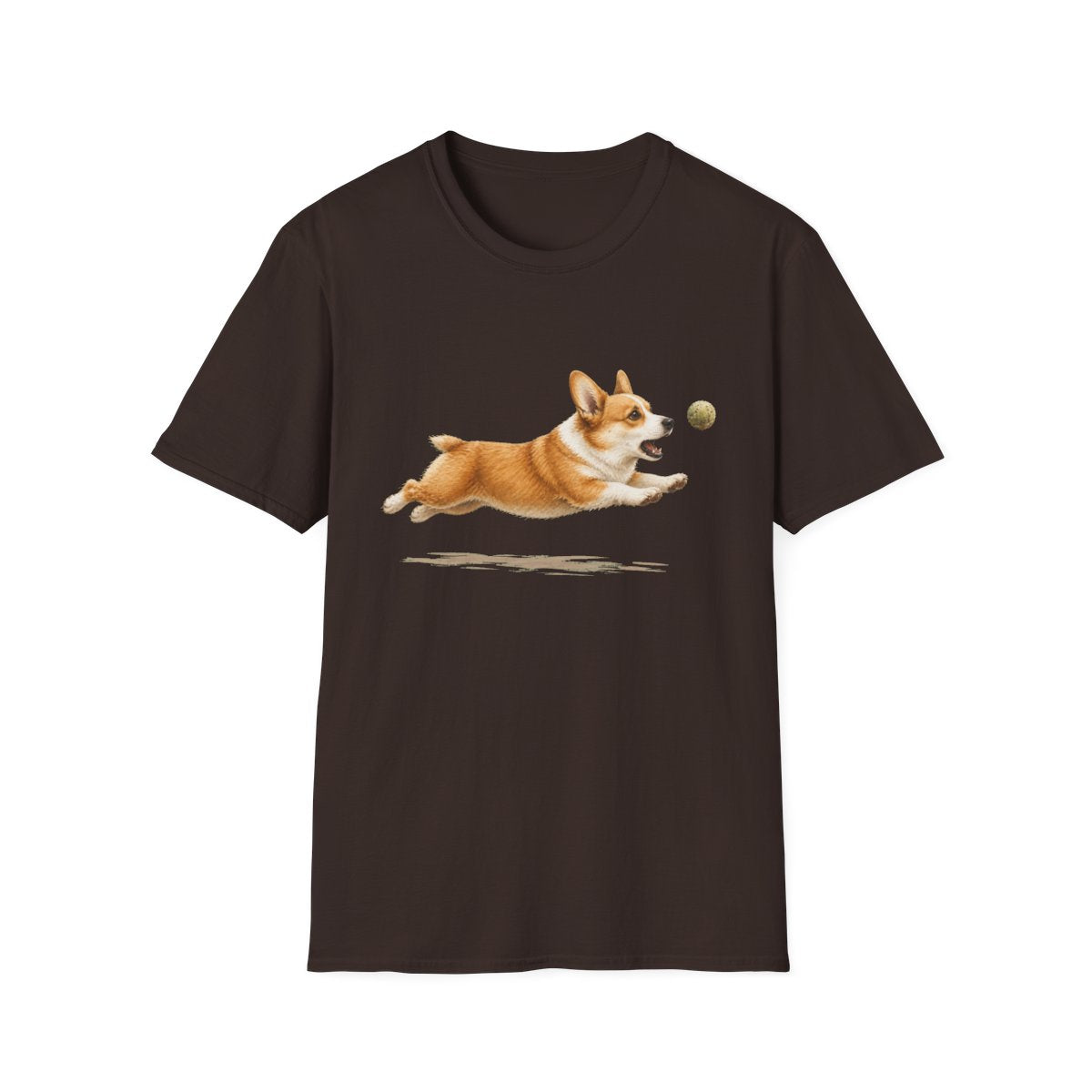 Nothing Gets Past My Corgi Tee - Dark Chocolate