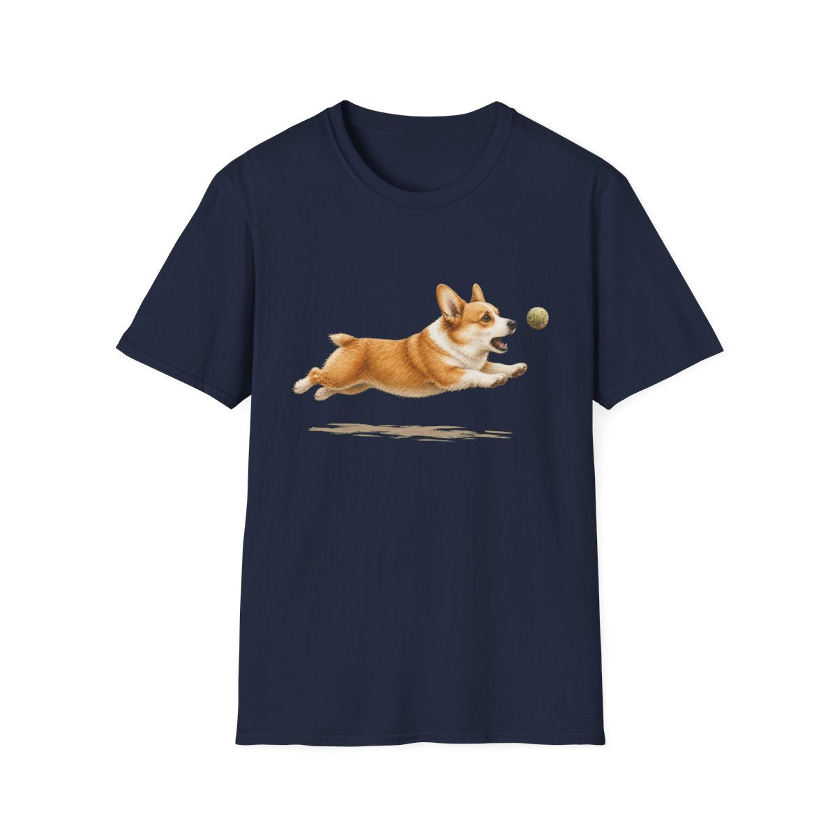 Nothing Gets Past My Corgi Tee - Navy