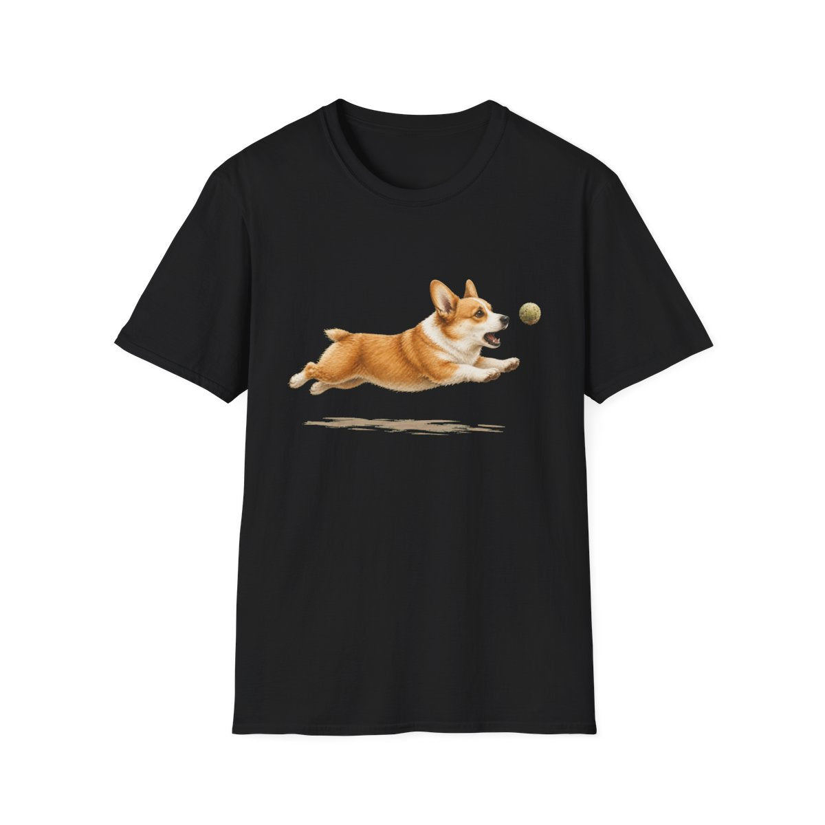 Nothing Gets Past My Corgi Tee - Black