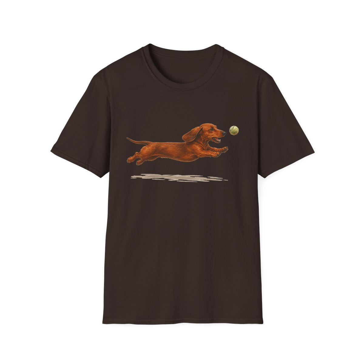Nothing Gets Past My Dachshund Tee - Dark Chocolate