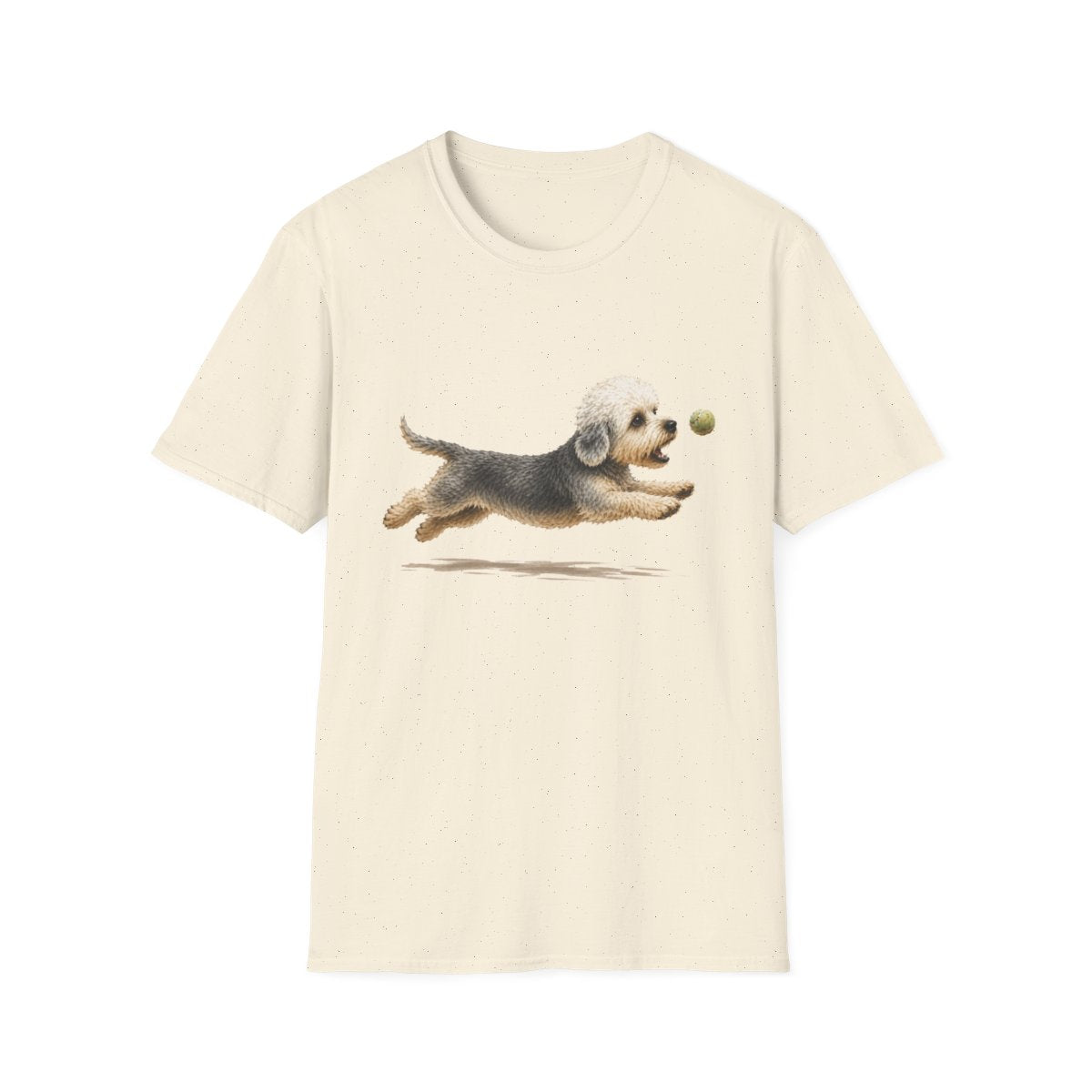 Nothing Gets Past My Dandie Dinmont Terrier Tee - Natural
