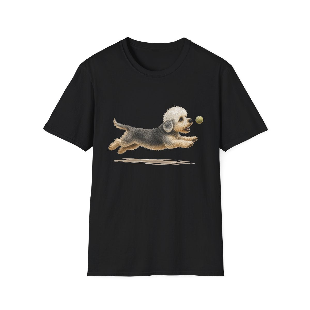 Nothing Gets Past My Dandie Dinmont Terrier Tee - Black