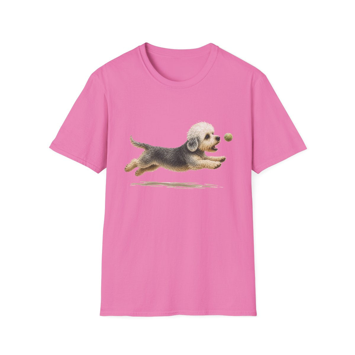 Nothing Gets Past My Dandie Dinmont Terrier Tee - Azalea