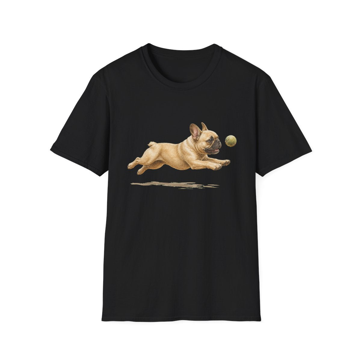 Nothing Gets Past My French Bulldog Tee - Black