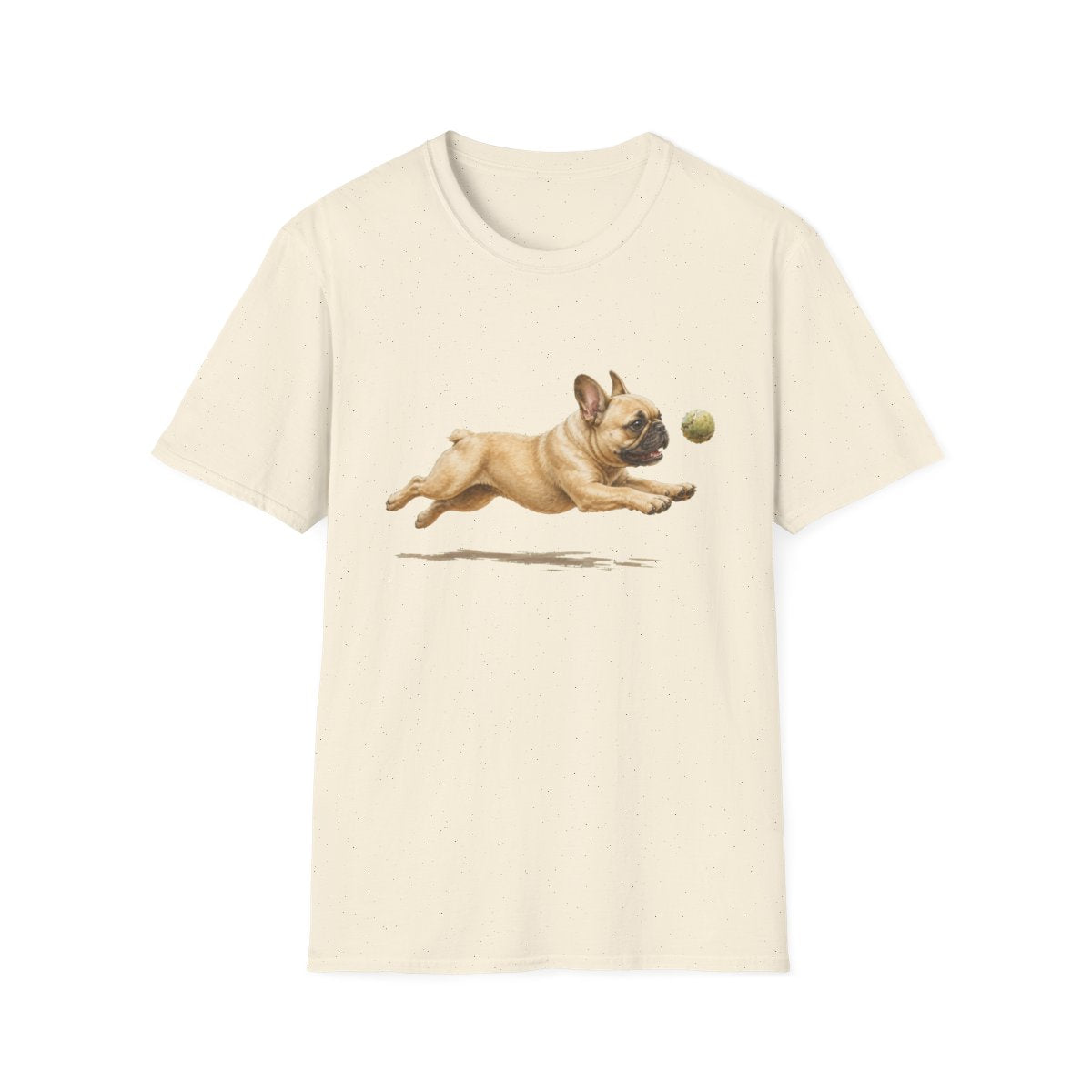 Nothing Gets Past My French Bulldog Tee - Natural