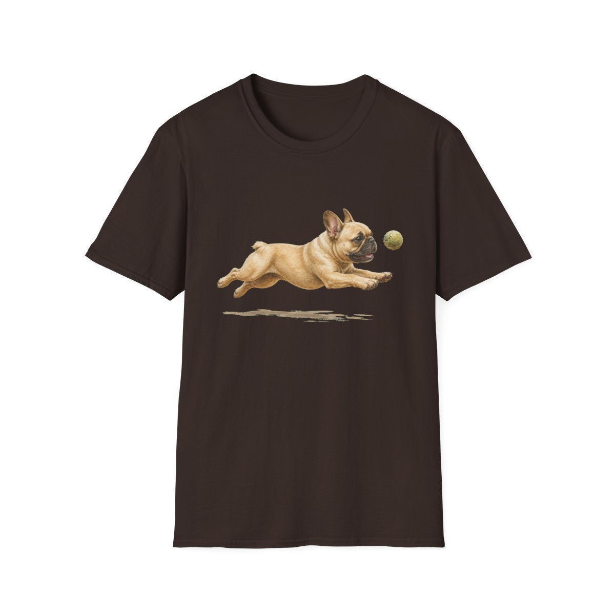 Nothing Gets Past My French Bulldog Tee - Dark Chocolate