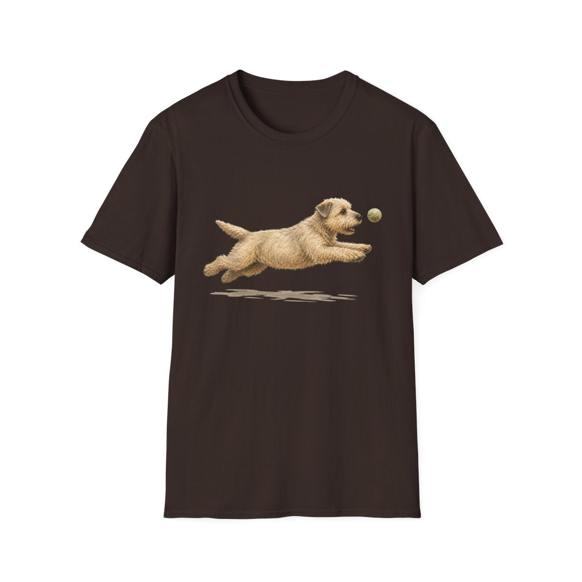 Nothing Gets Past My Glen of Imaal Terrier Tee - Dark Chocolate