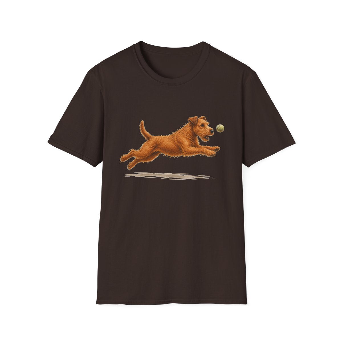 Nothing Gets Past My Irish Terrier Tee - Dark Chocolate