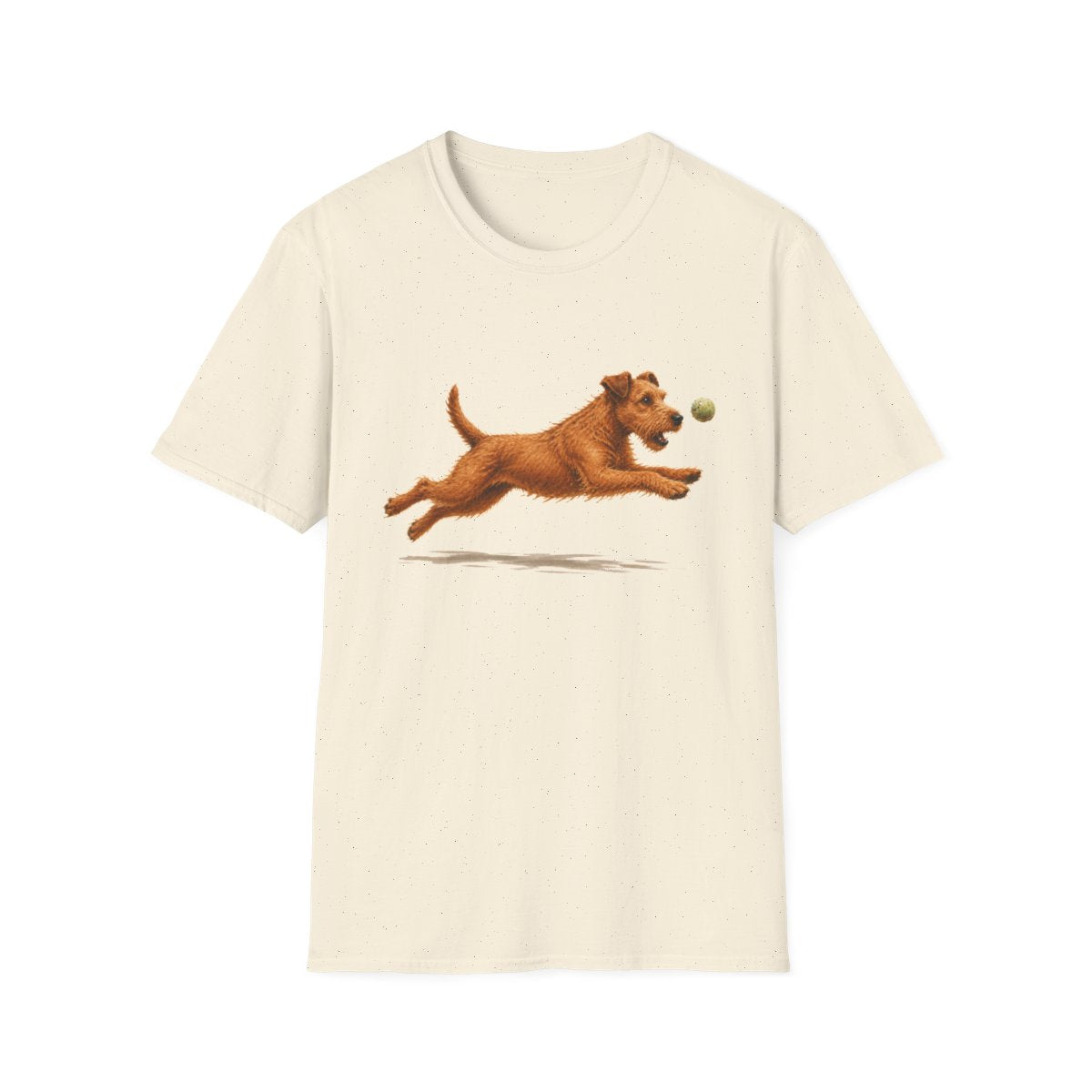 Nothing Gets Past My Irish Terrier Tee - Natural