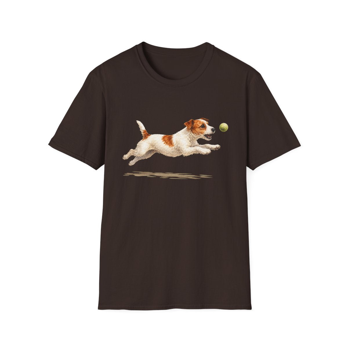 Nothing Gets Past My Jack Russell Terrier Tee - Dark Chocolate