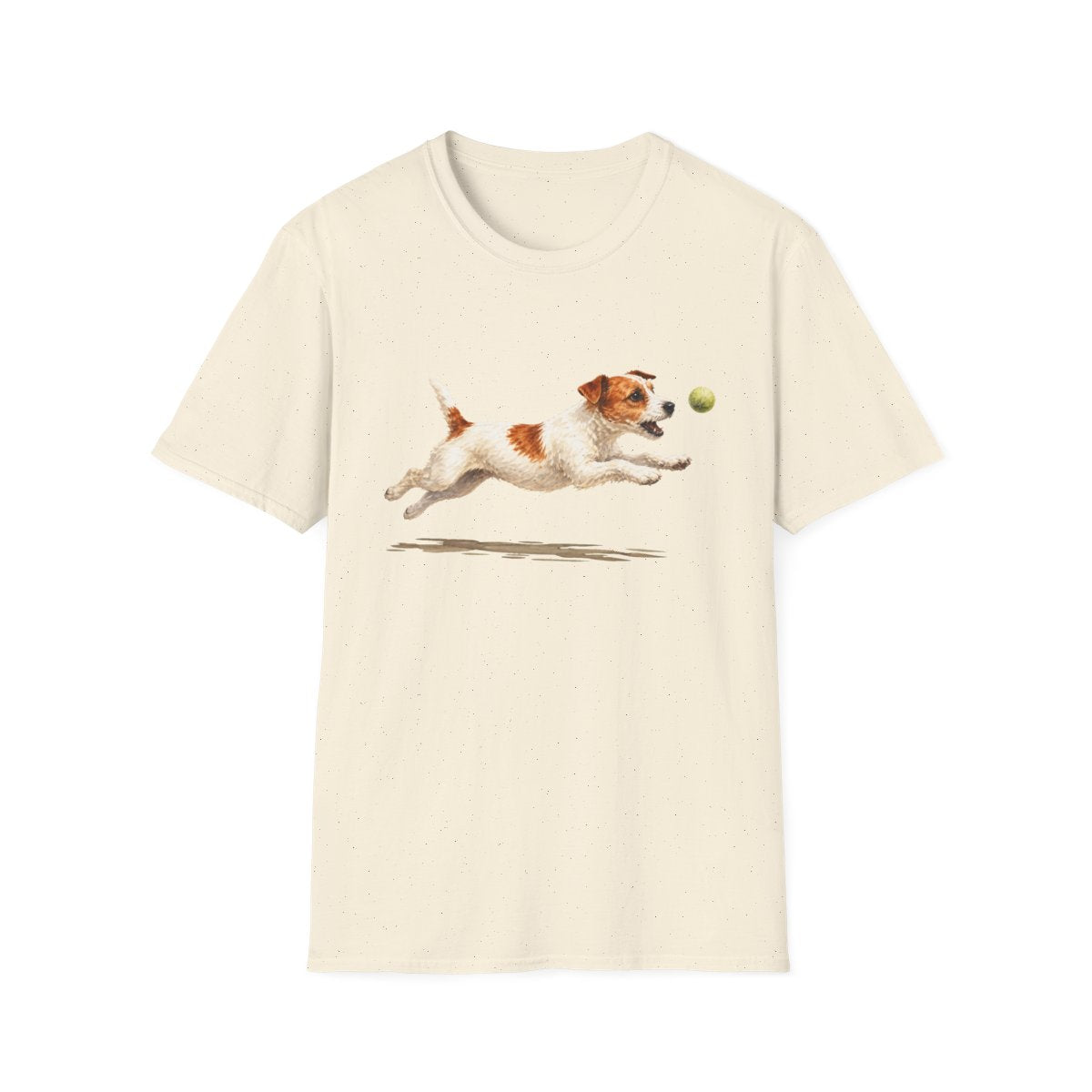 Nothing Gets Past My Jack Russell Terrier Tee - Natural