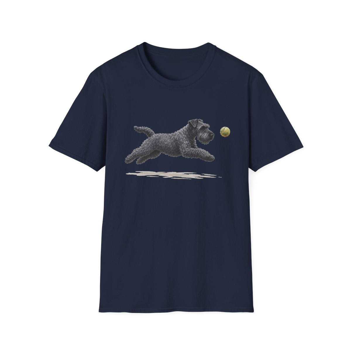 Nothing Gets Past My Kerry Blue Terrier Tee - Navy