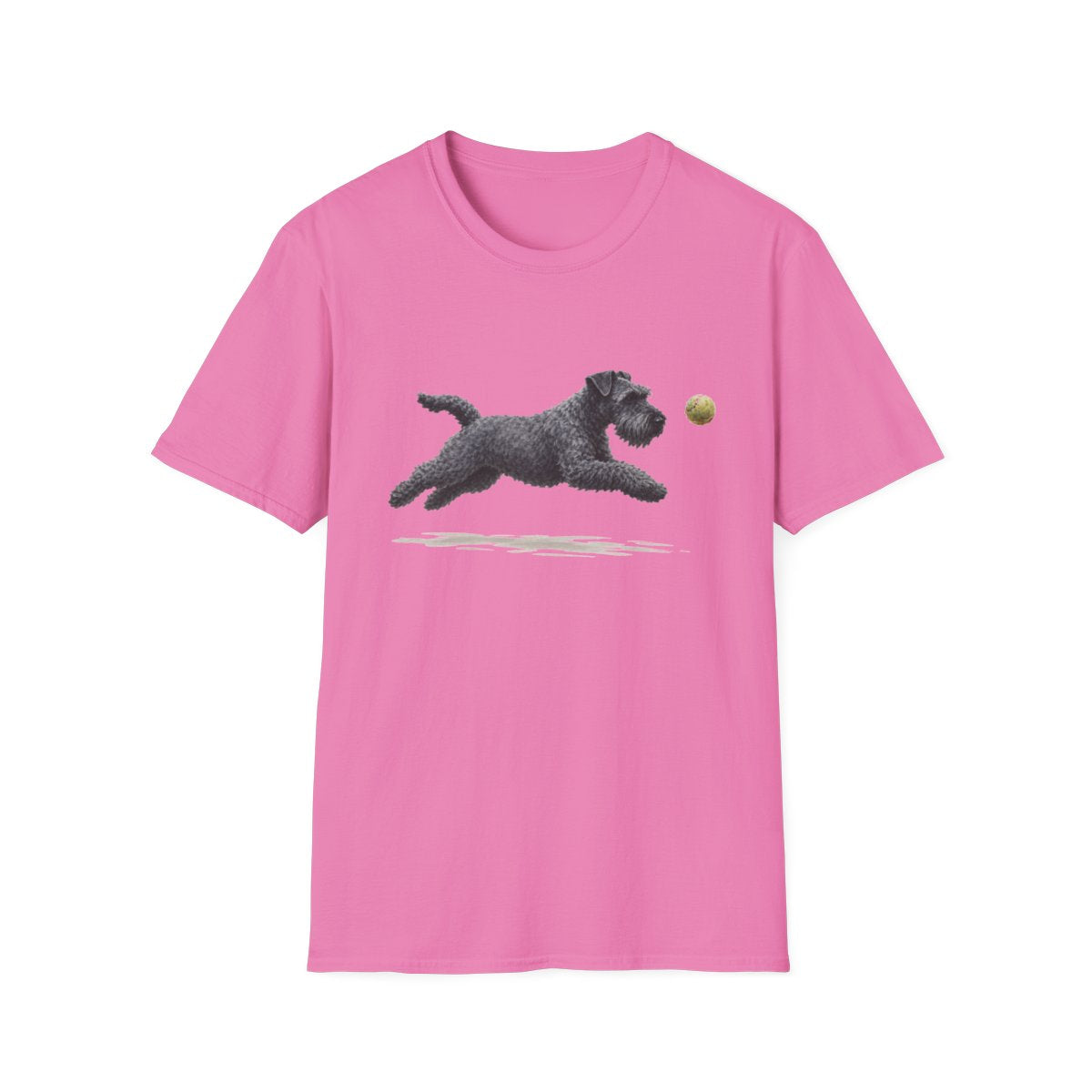 Nothing Gets Past My Kerry Blue Terrier Tee - Azalea