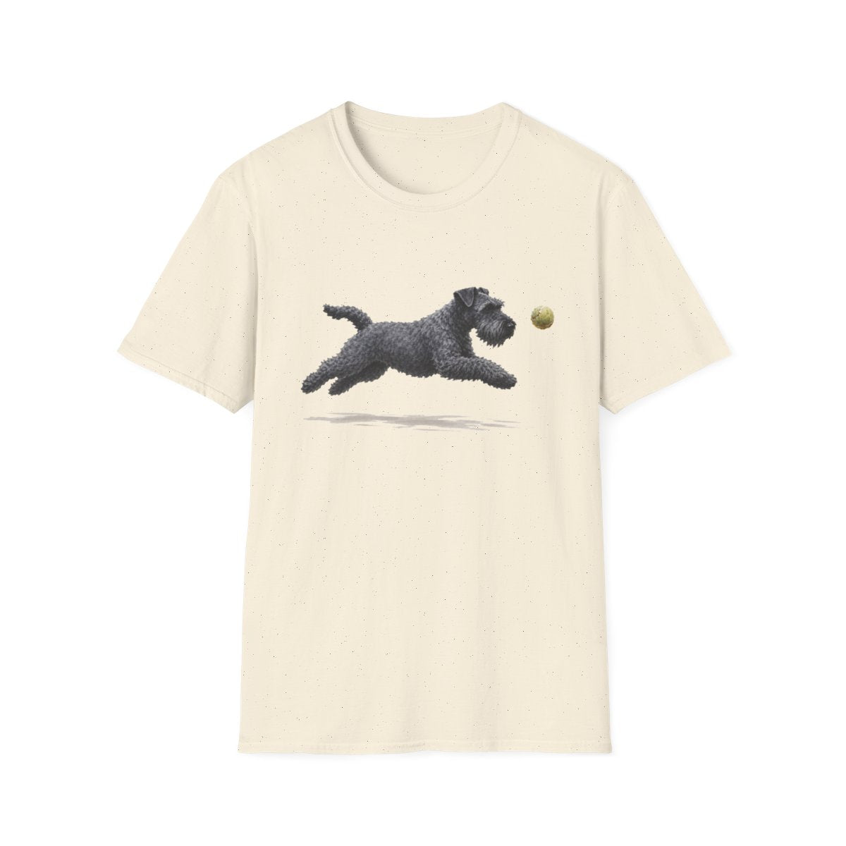 Nothing Gets Past My Kerry Blue Terrier Tee - Natural