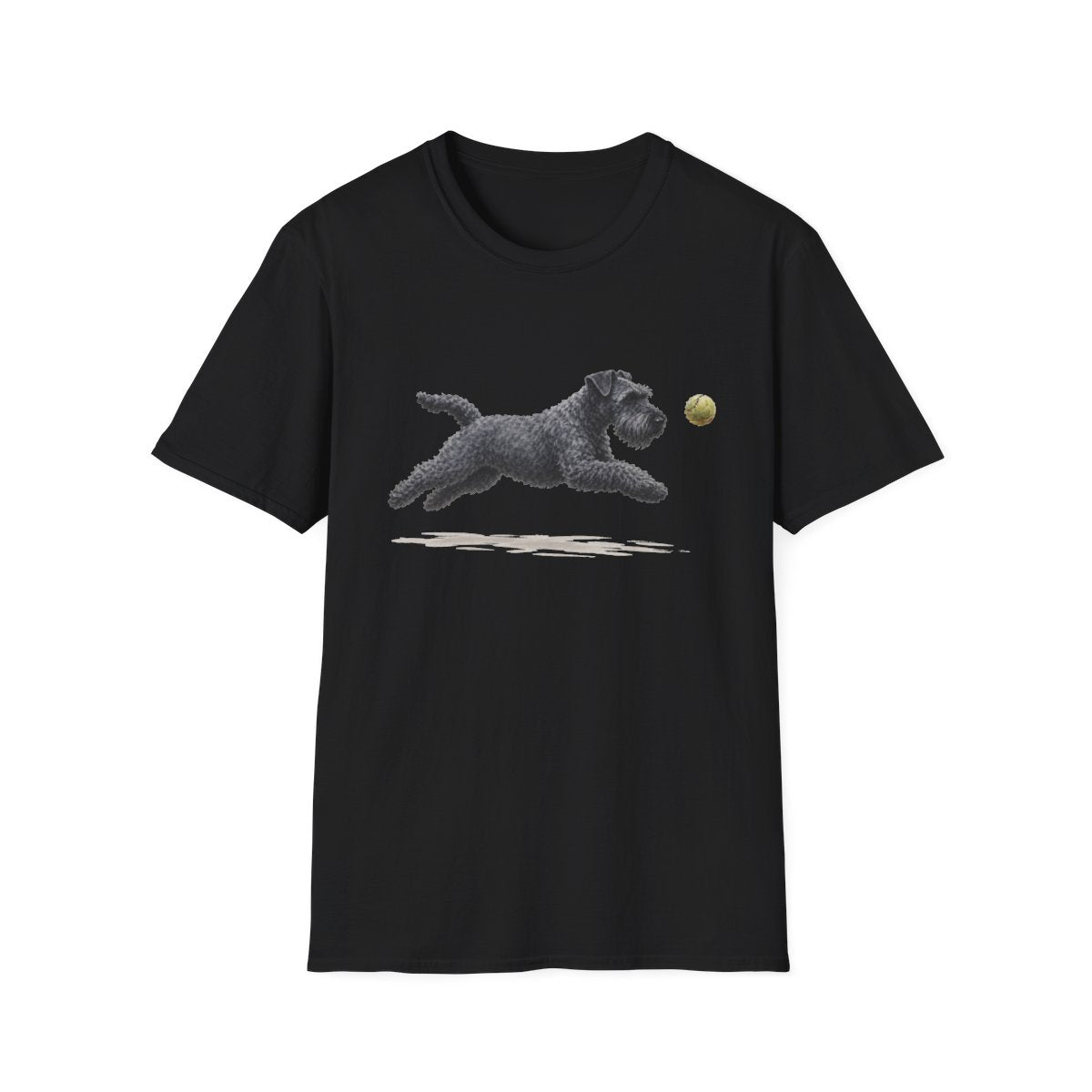 Nothing Gets Past My Kerry Blue Terrier Tee - Black