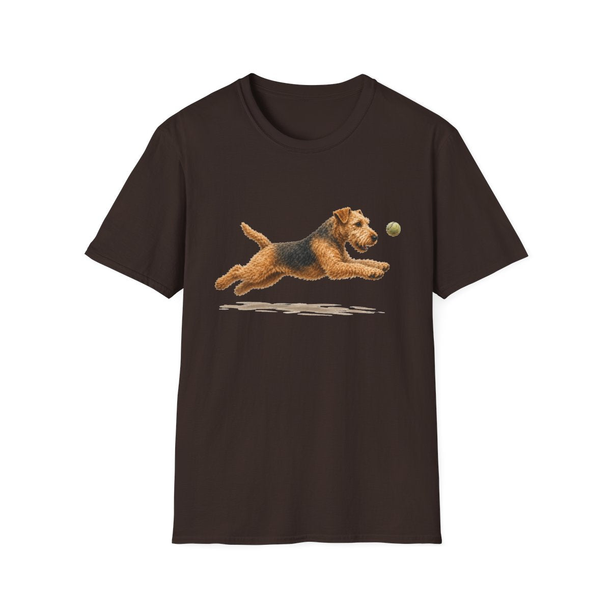 Nothing Gets Past My Lakeland Terrier Tee - Dark Chocolate