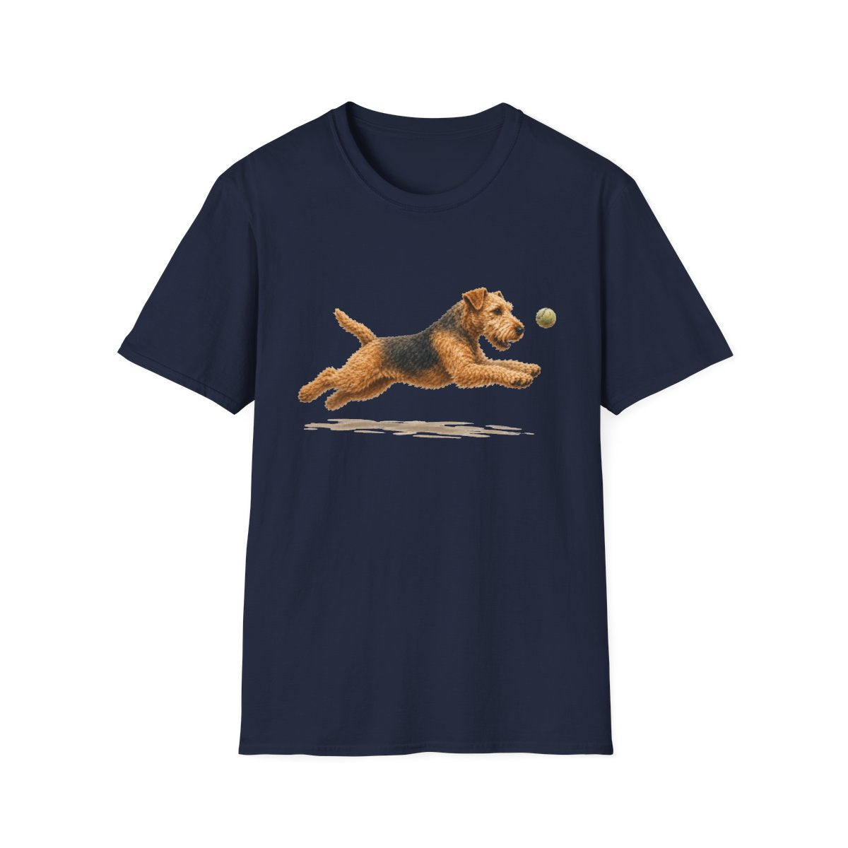 Nothing Gets Past My Lakeland Terrier Tee - Navy