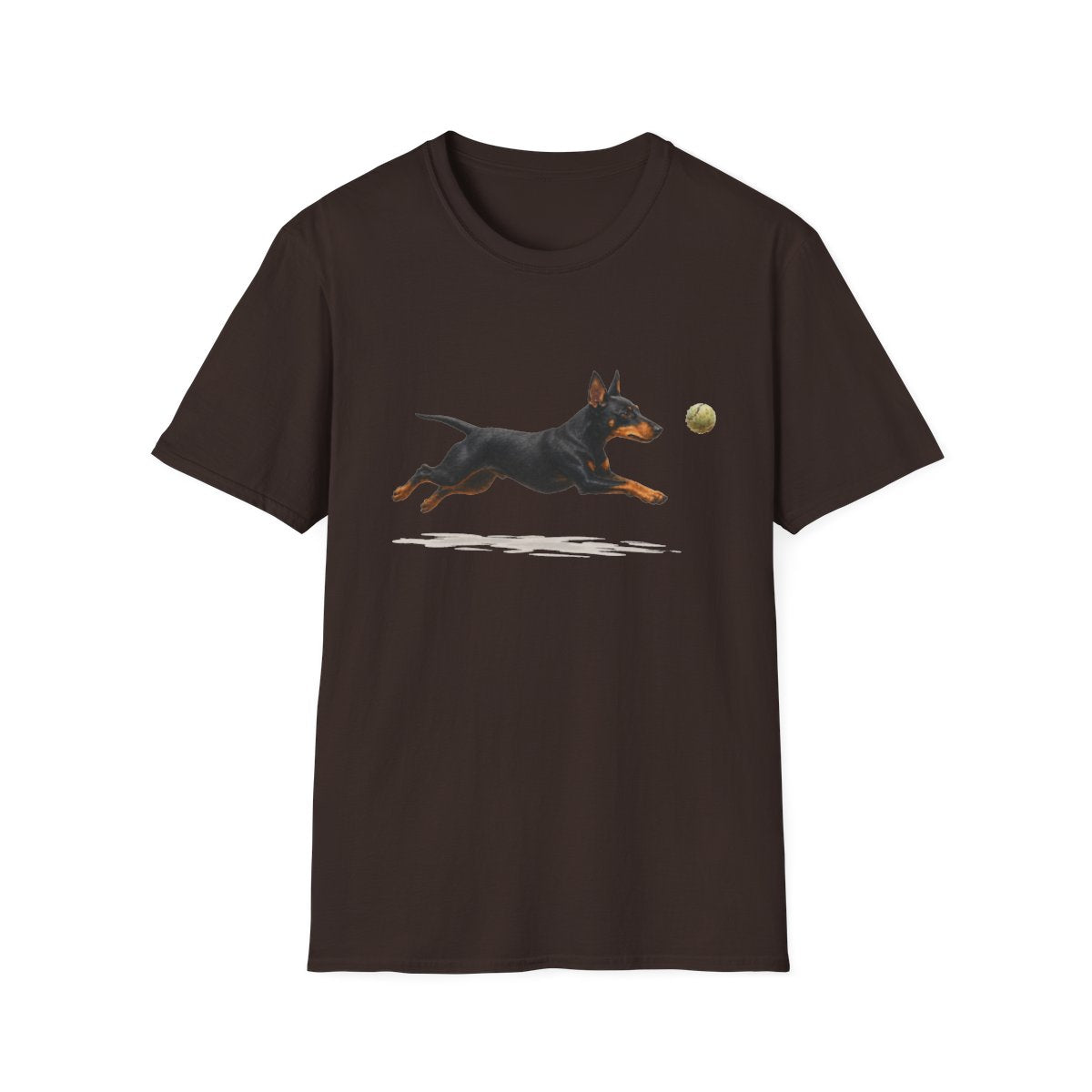 Nothing Gets Past My Manchester Terrier Tee - Dark Chocolate