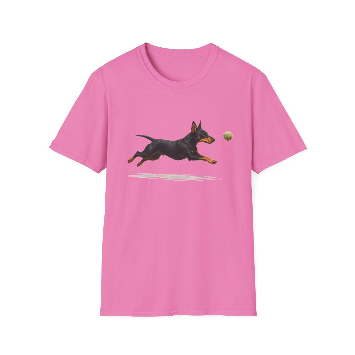 Nothing Gets Past My Manchester Terrier Tee - Azalea