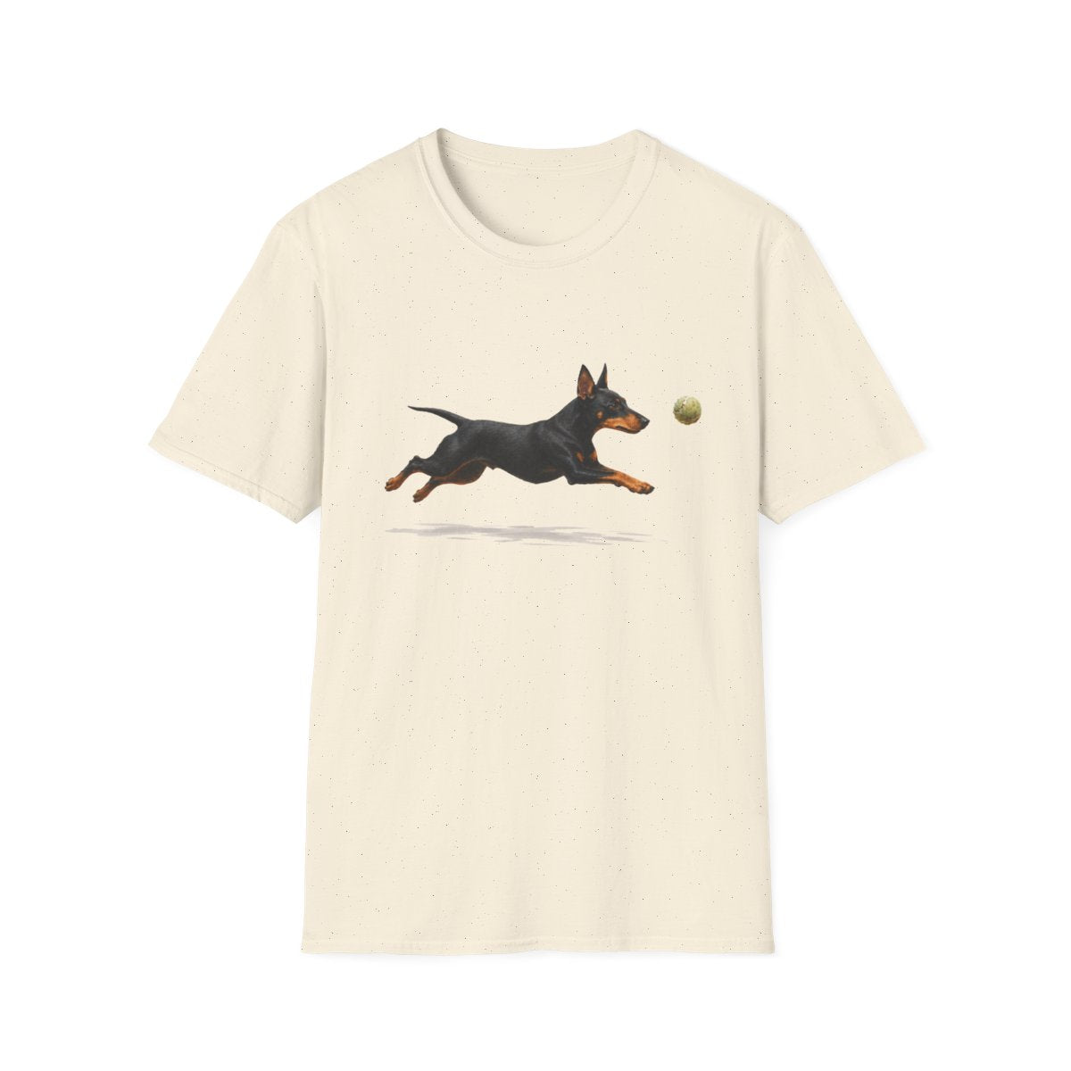 Nothing Gets Past My Manchester Terrier Tee - Natural