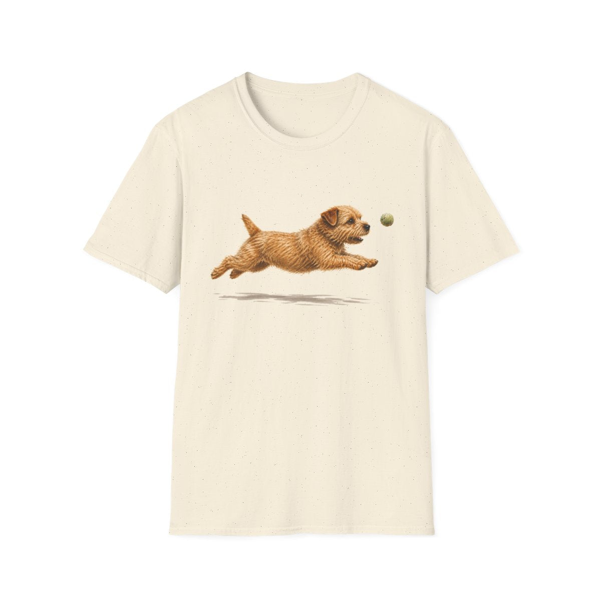 Nothing Gets Past My Norfolk Terrier Tee - Natural