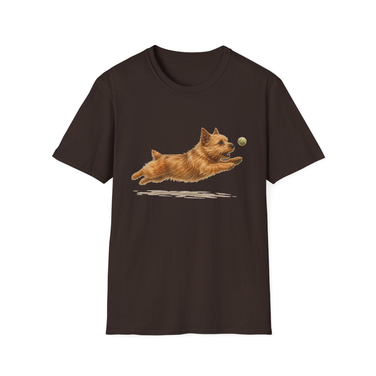 Nothing Gets Past My Norwich Terrier Tee - Dark Chocolate