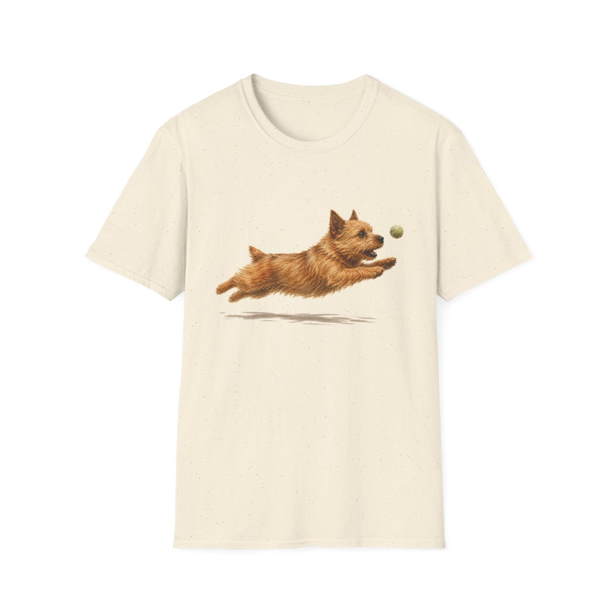 Nothing Gets Past My Norwich Terrier Tee - Natural