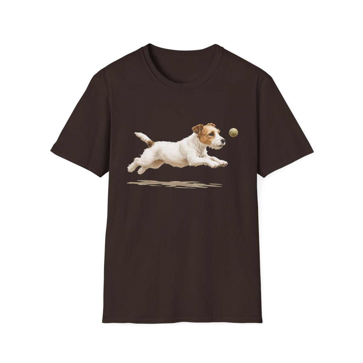 Nothing Gets Past My Parson Russell Terrier Tee - Dark Chocolate