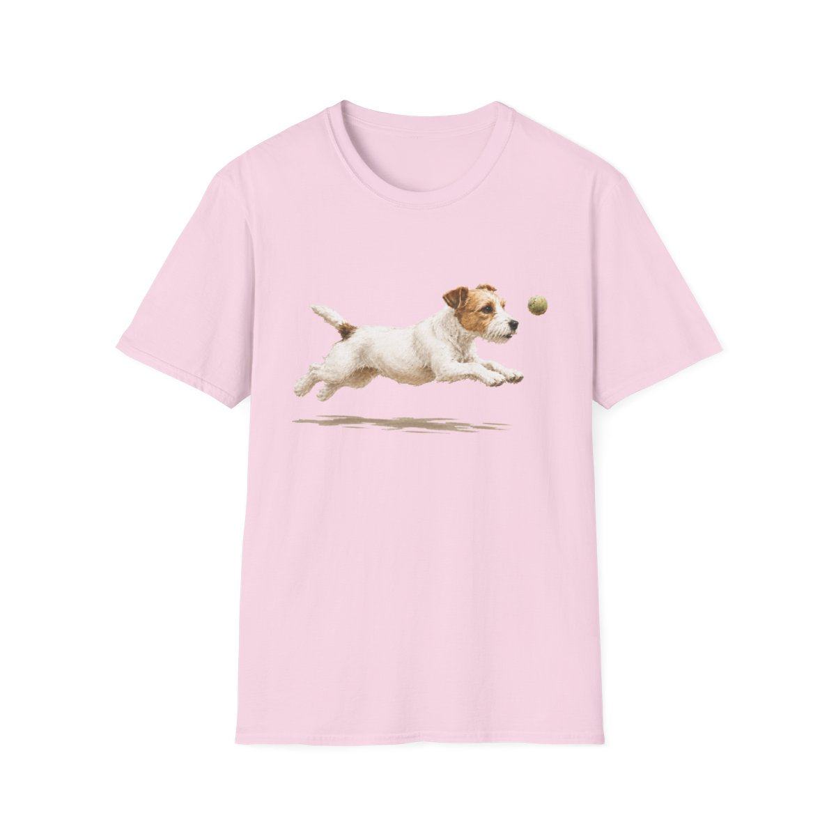 Nothing Gets Past My Parson Russell Terrier Tee - Light Pink