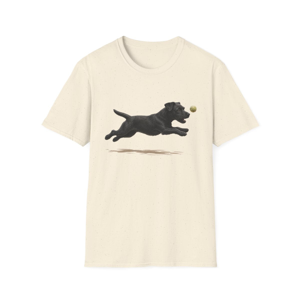 Nothing Gets Past My Patterdale Terrier Tee - Natural