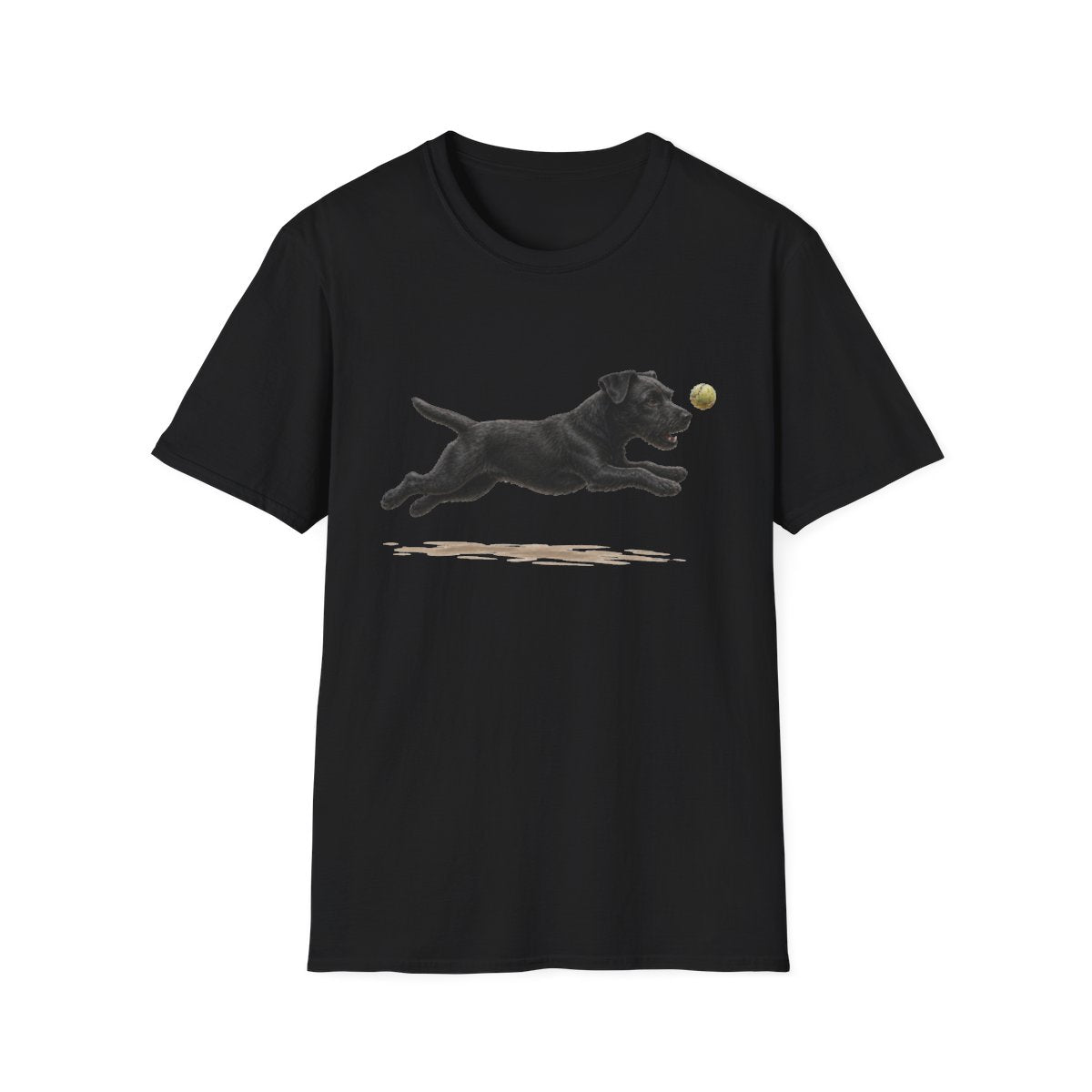Nothing Gets Past My Patterdale Terrier Tee - Black