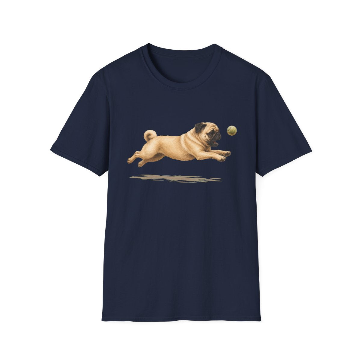 Nothing Gets Past My Pug Tee - Navy