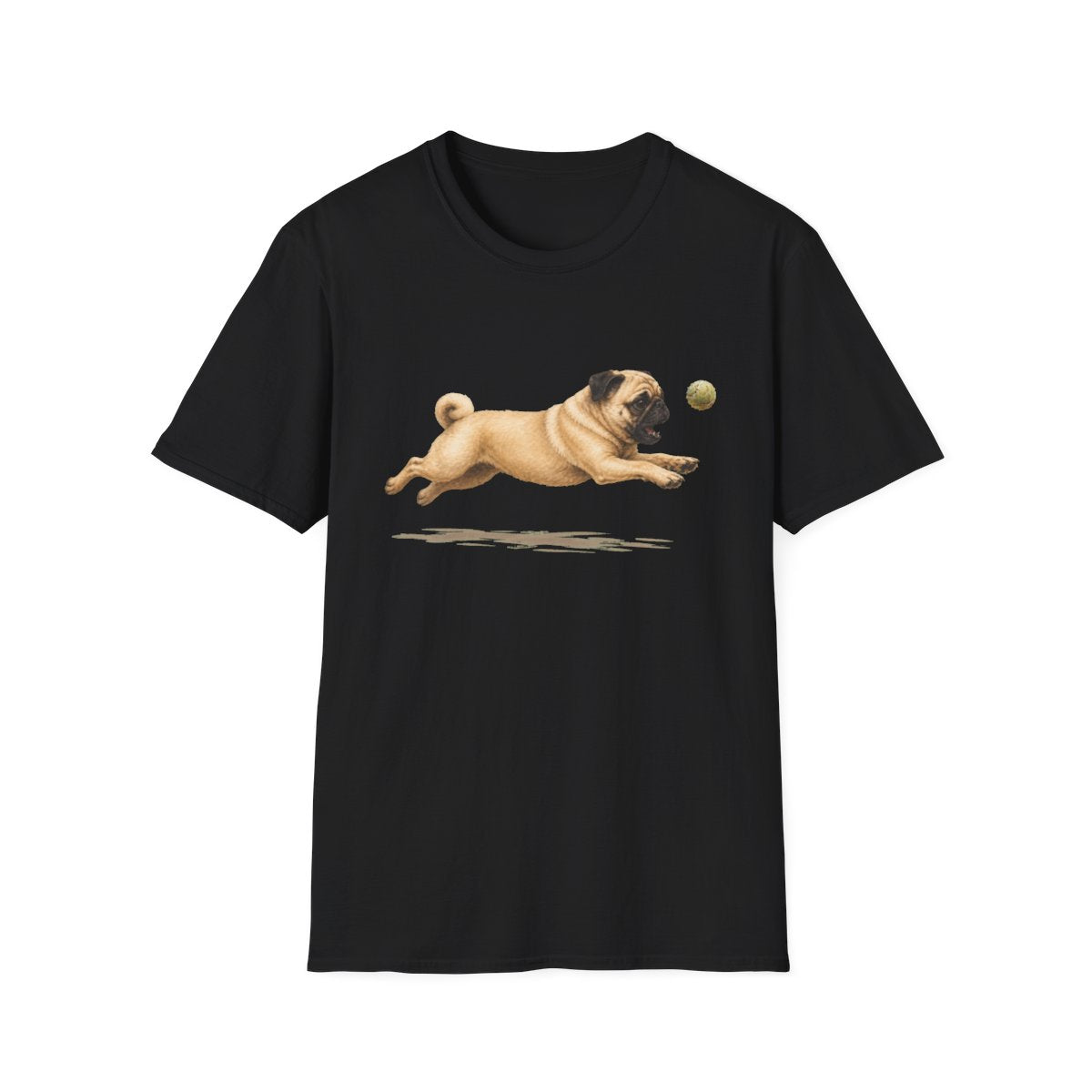 Nothing Gets Past My Pug Tee - Black