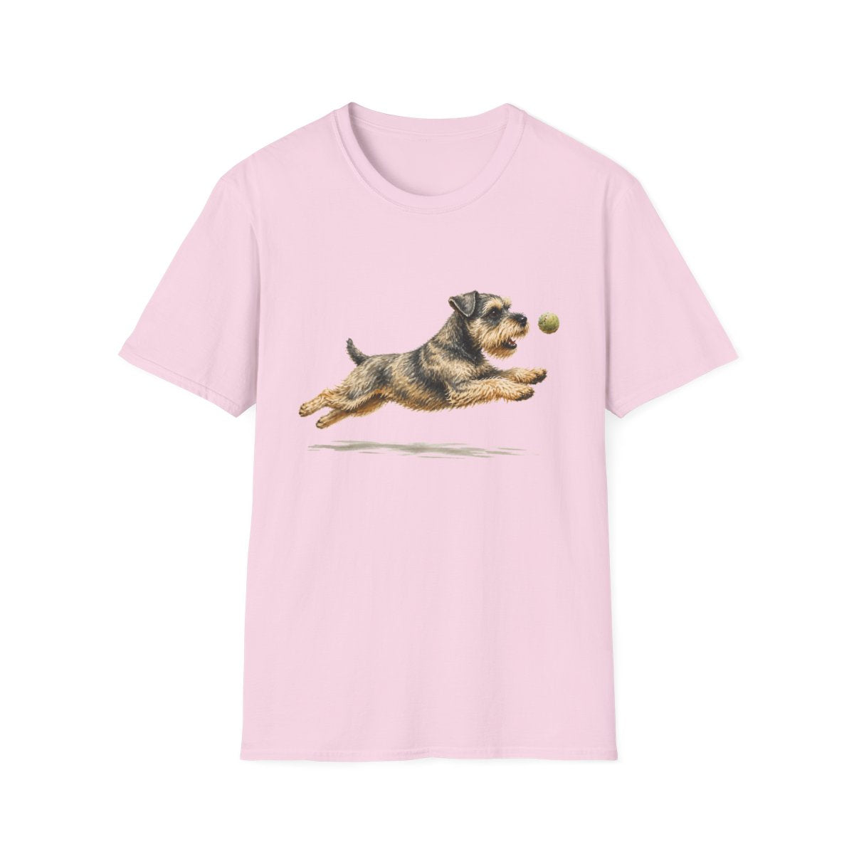 Nothing Gets Past My Schnauzer Tee - Light Pink