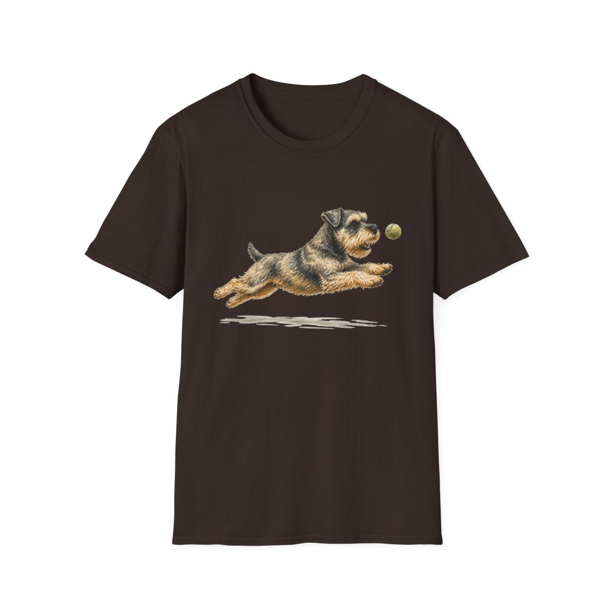 Nothing Gets Past My Schnauzer Tee - Dark Chocolate