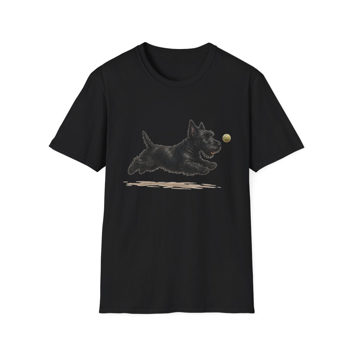 Nothing Gets Past My Scottish Terrier Tee - Black