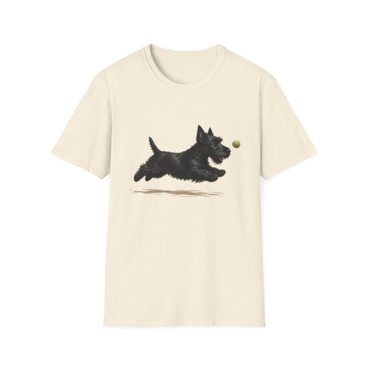 Nothing Gets Past My Scottish Terrier Tee - Natural