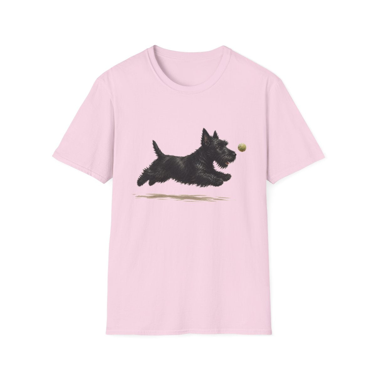 Nothing Gets Past My Scottish Terrier Tee - Light Pink