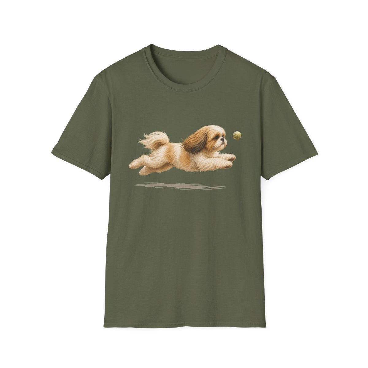 Nothing Gets Past My Shih Tzu Tee - Military Green