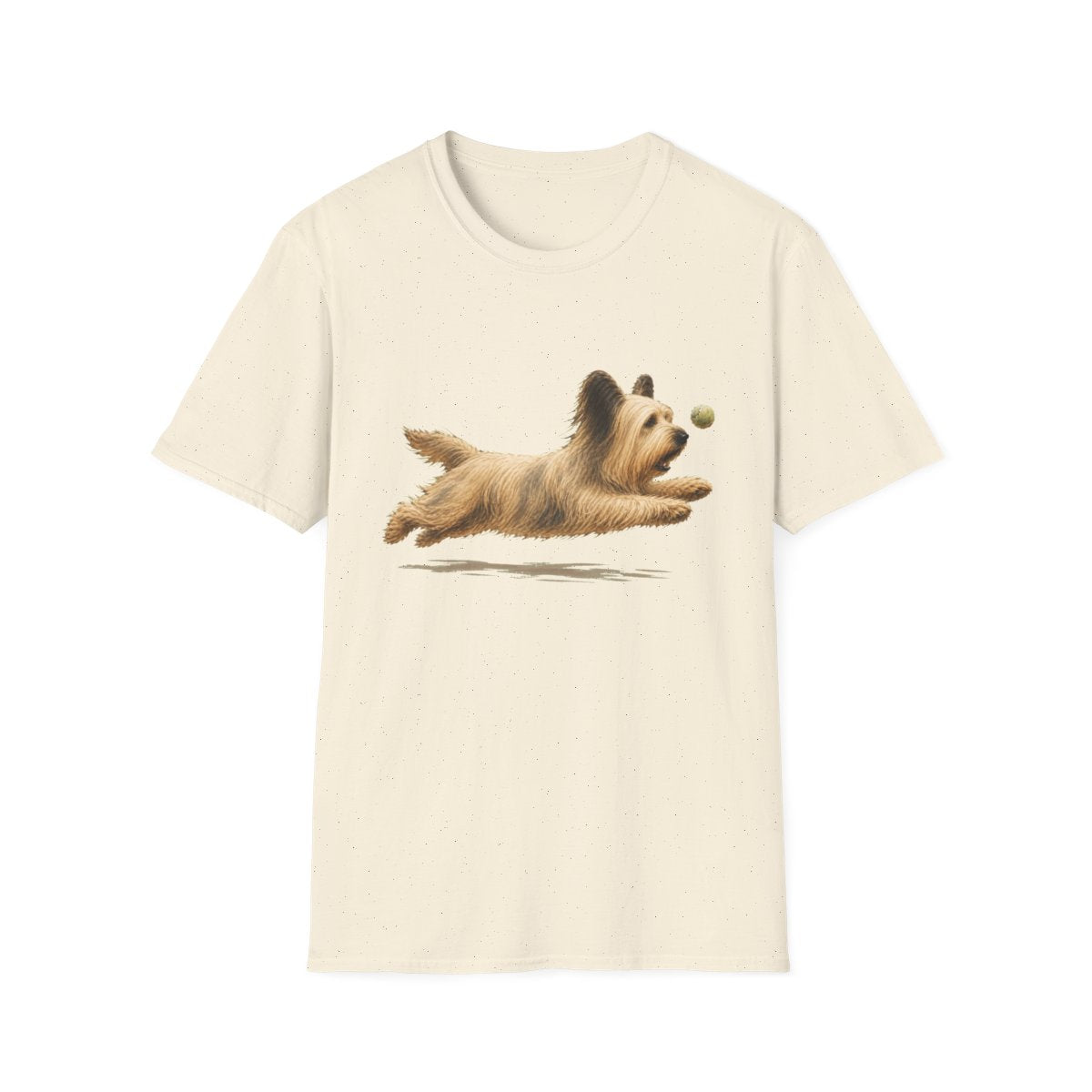 Nothing Gets Past My Skye Terrier Tee - Natural