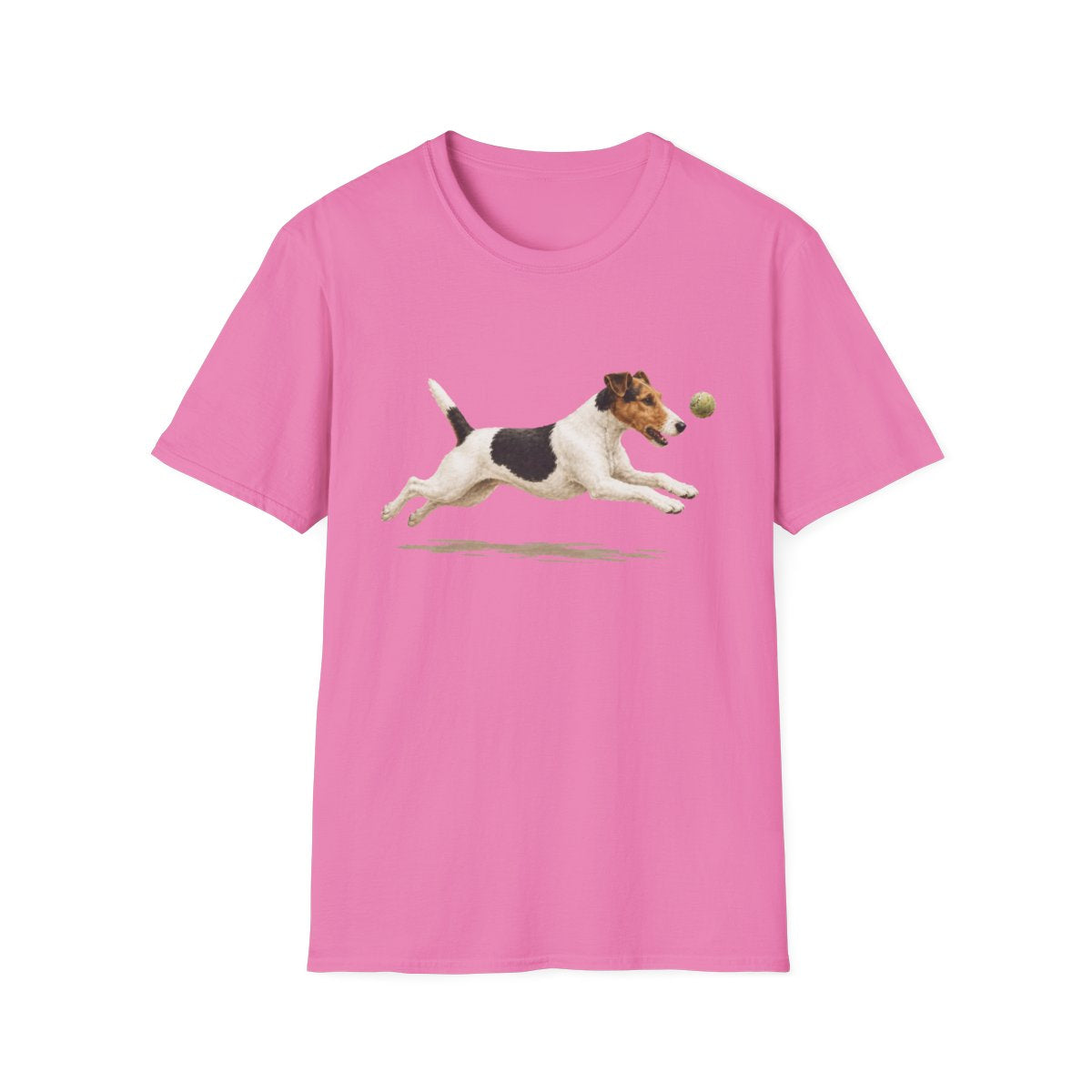 Nothing Gets Past My Smooth Fox Terrier Tee - Azalea