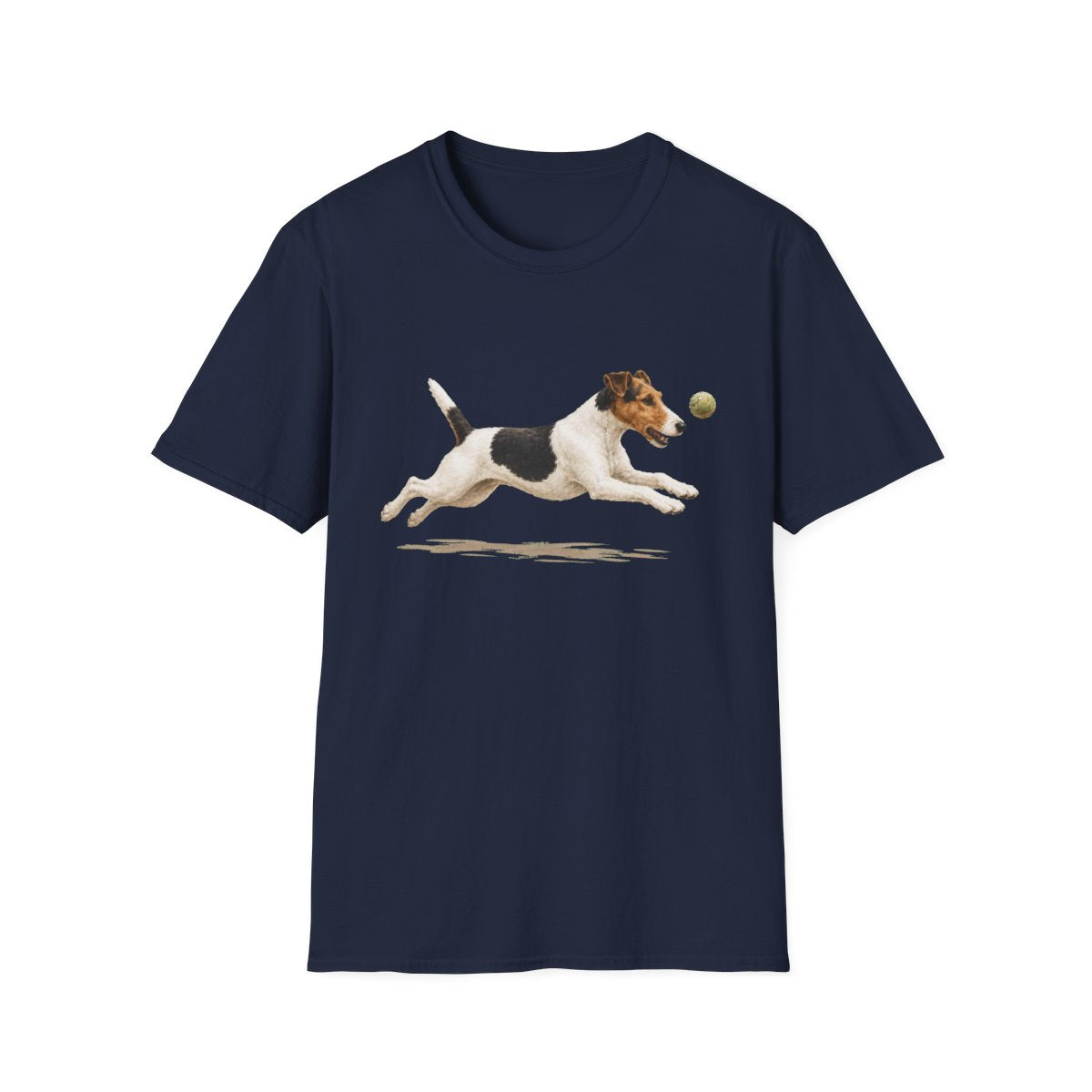 Nothing Gets Past My Smooth Fox Terrier Tee - Navy