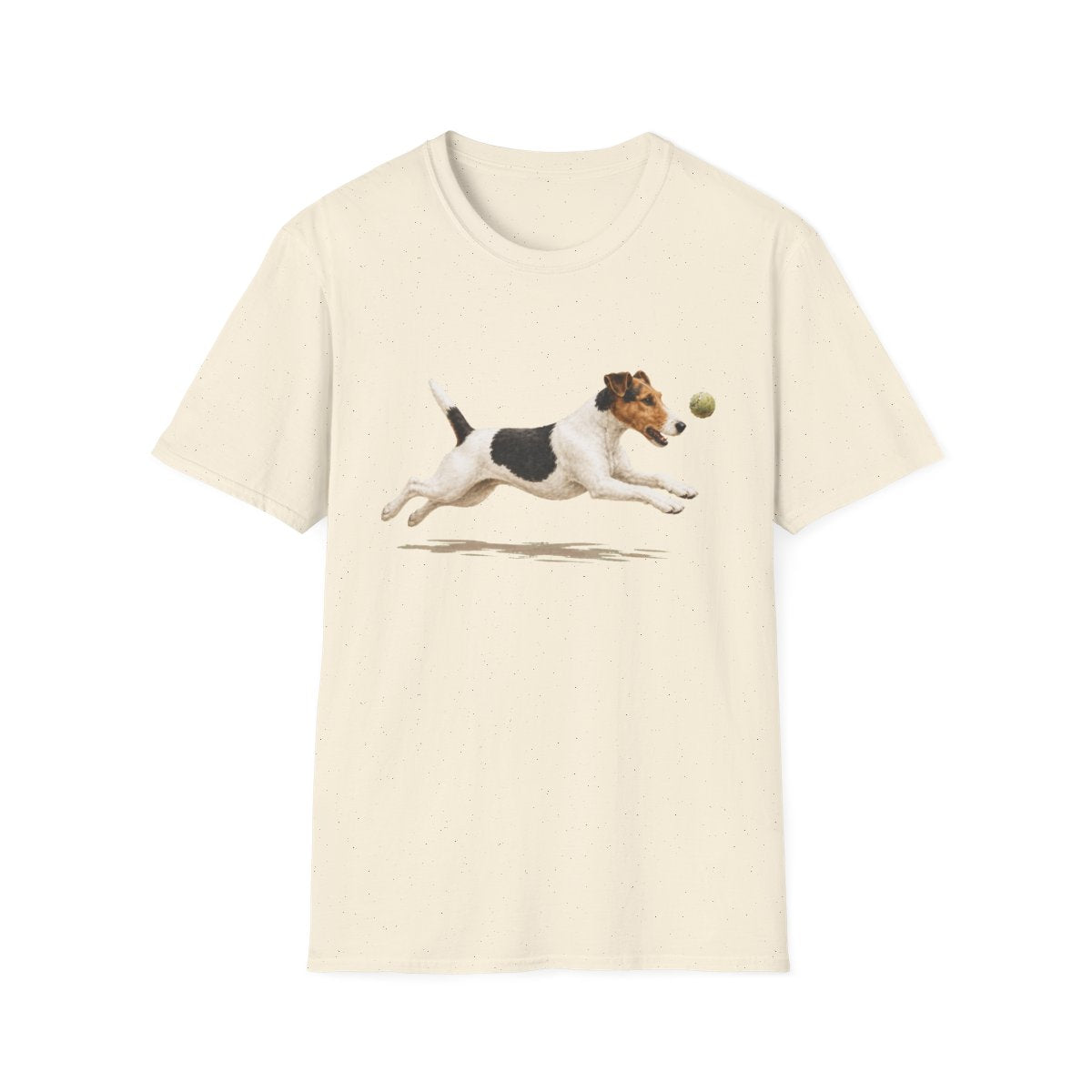 Nothing Gets Past My Smooth Fox Terrier Tee - Natural