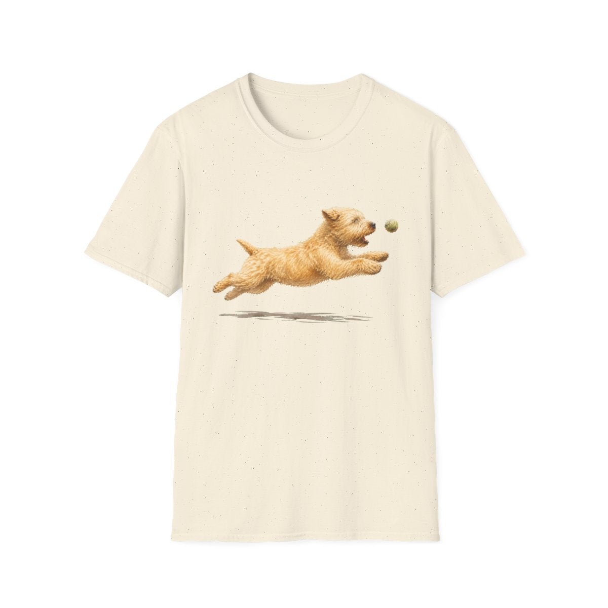 Nothing Gets Past My Soft Coated Wheaten Terrier Tee - Natural