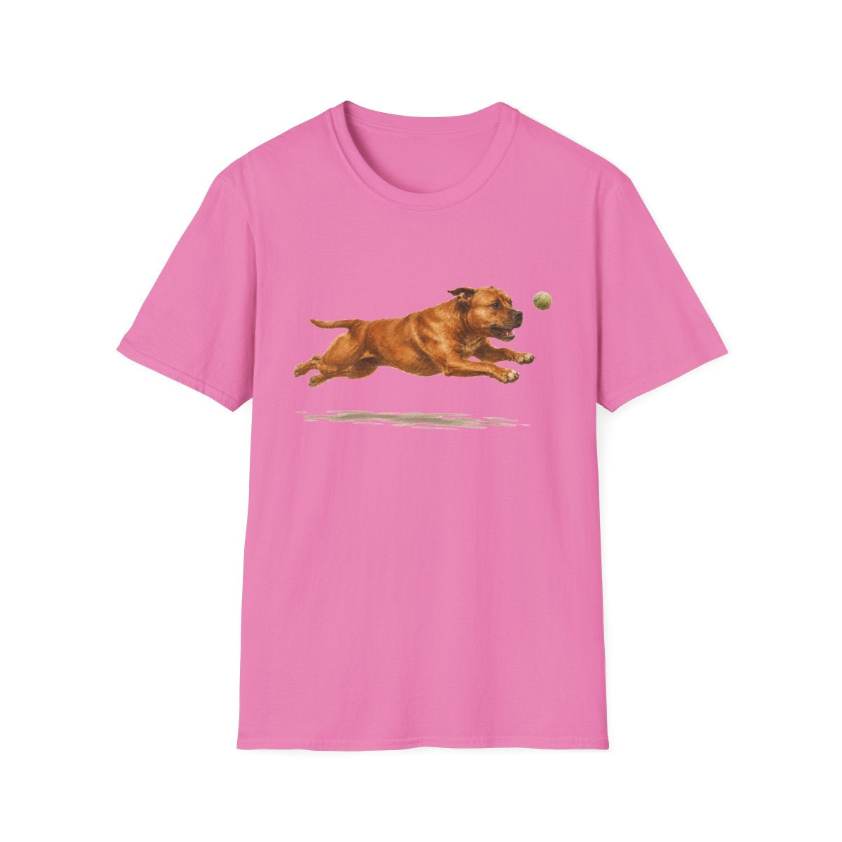 Nothing Gets Past My Staffordshire Bull Terrier Tee - Azalea